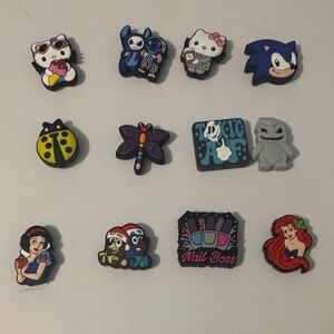 Set of 12 Colorful characters focal set